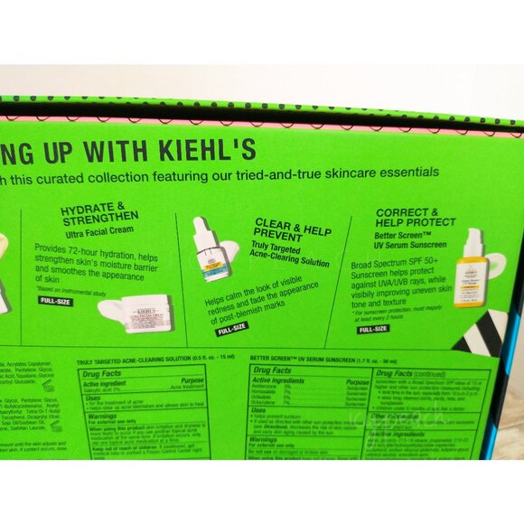 Kiehl’s Keeping Up With Kiehl’s Holiday Vault Set Cleanse Hydrate Treat Protect - Picture 8 of 13